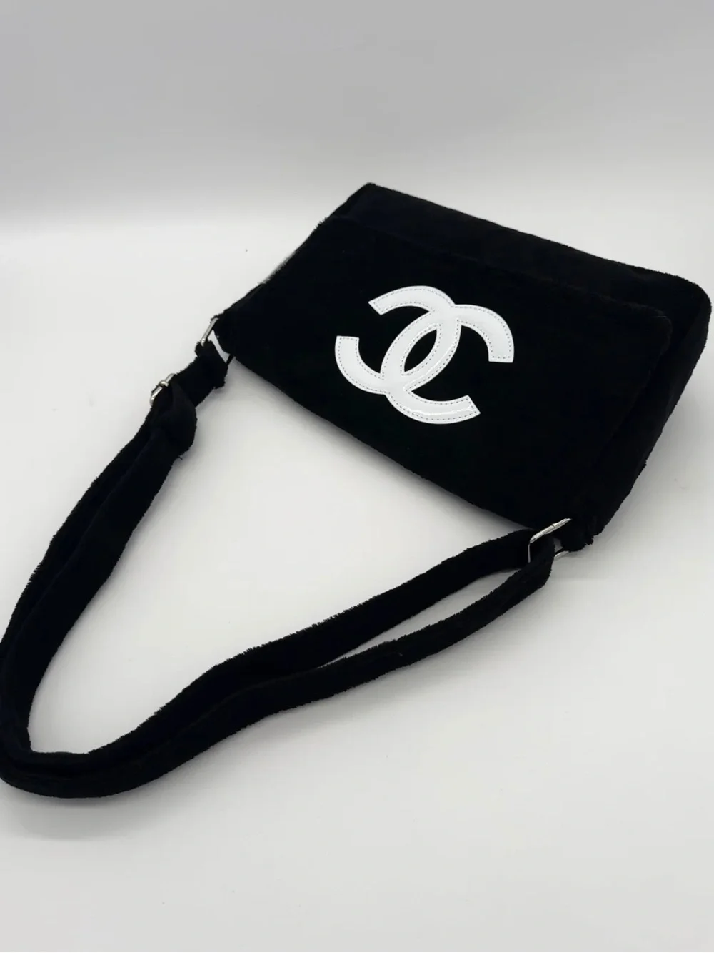 NEW CHANEL PRÉCISION 2006 Black Crossbody/Shoulder Bag